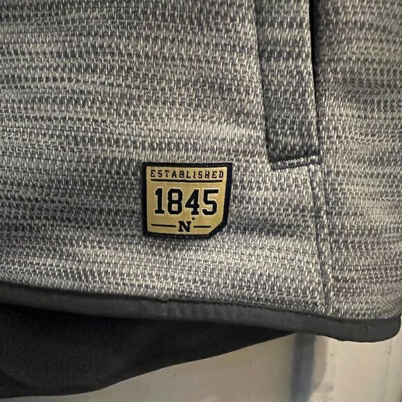 Under Armour Navy Vest Gray ColdGear Hooded Fleece Vest - Picture 4 of 8